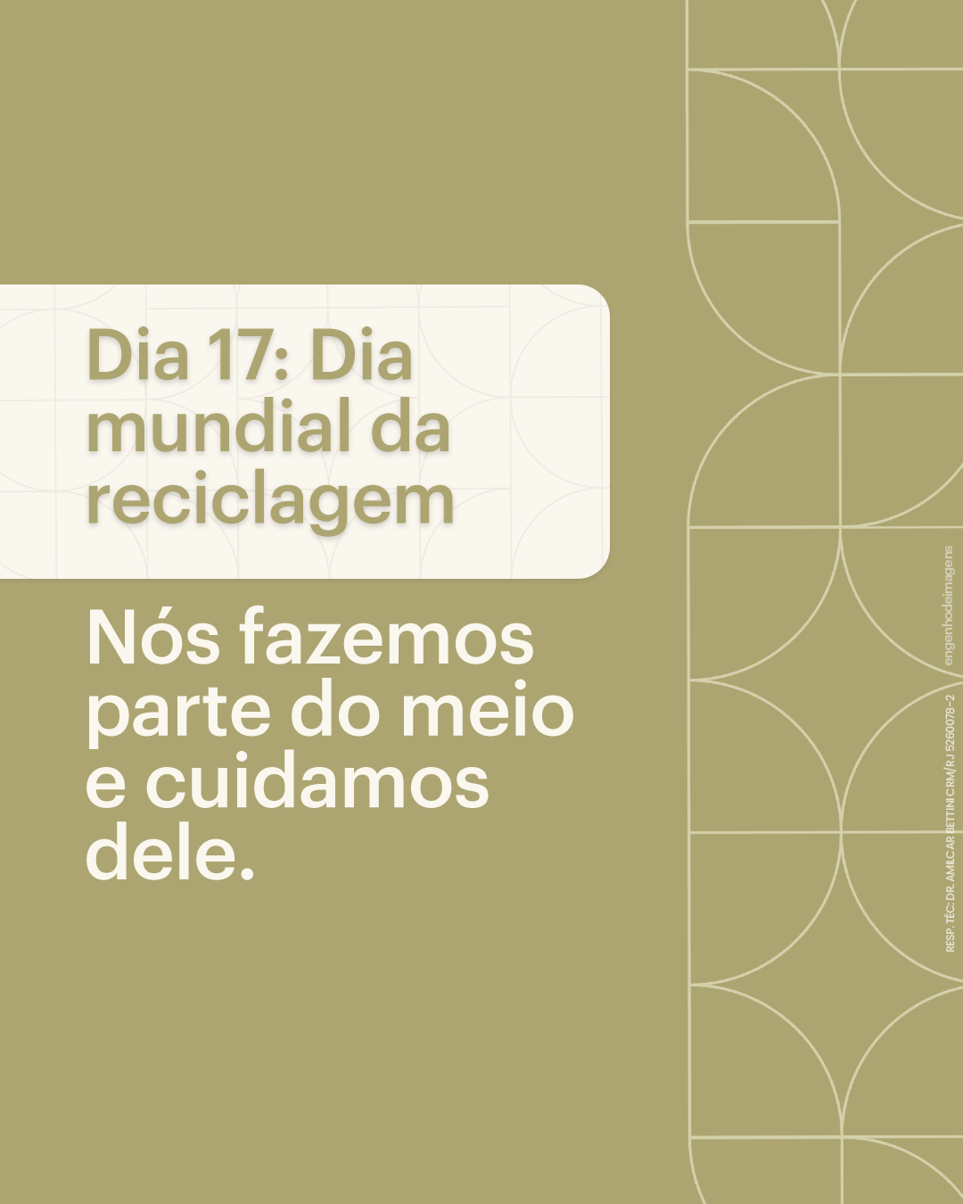 Comemore o dia mundial da reciclagem!