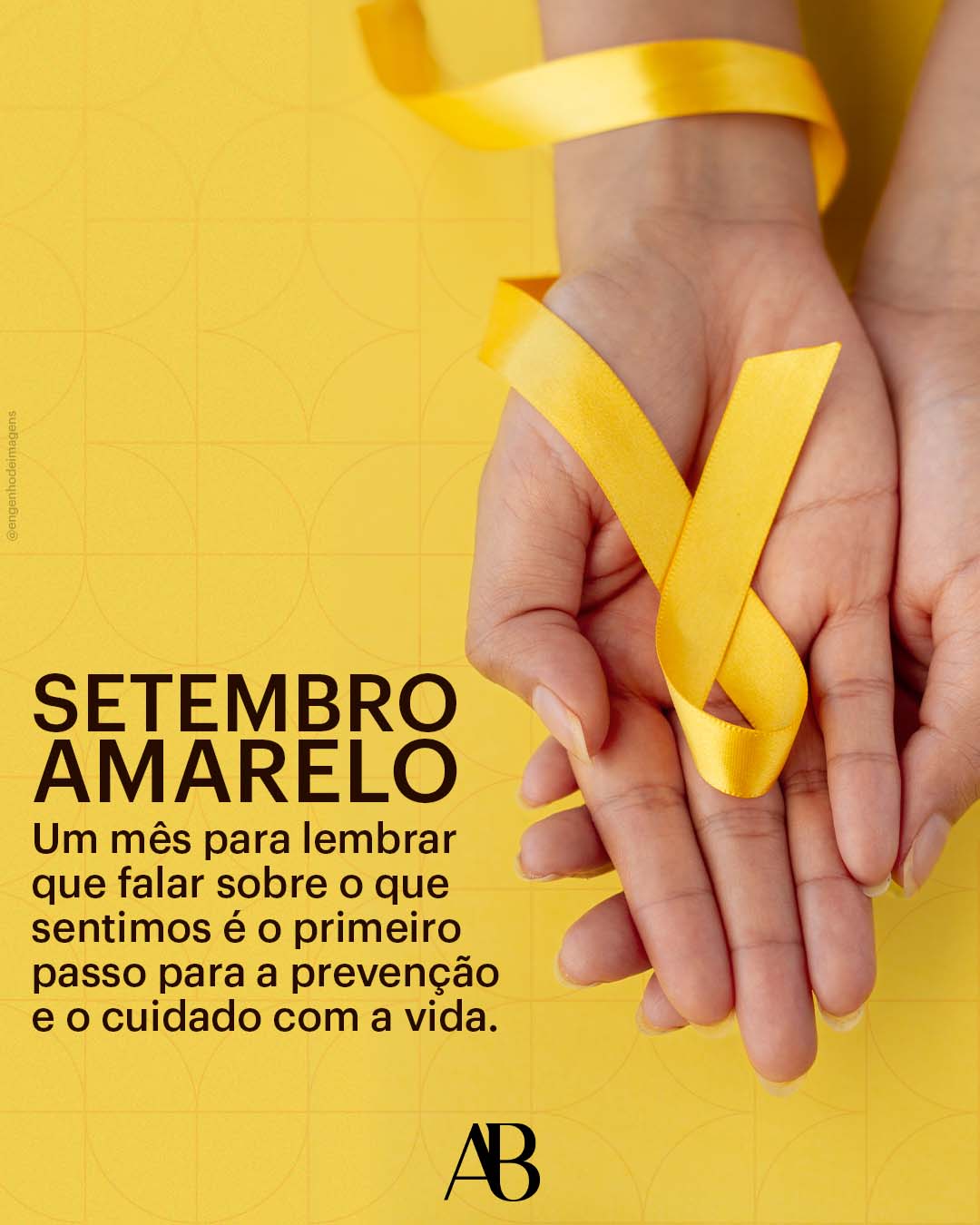 Setembro amarelo: Falar é cuidar