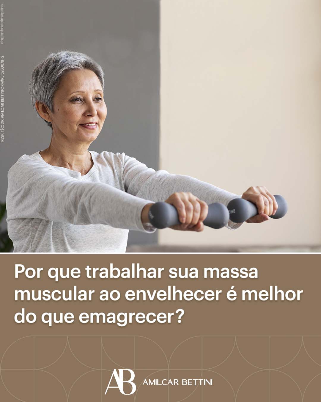 Ao envelhecer, a construção muscular deve ser uma PRIORIDADE!