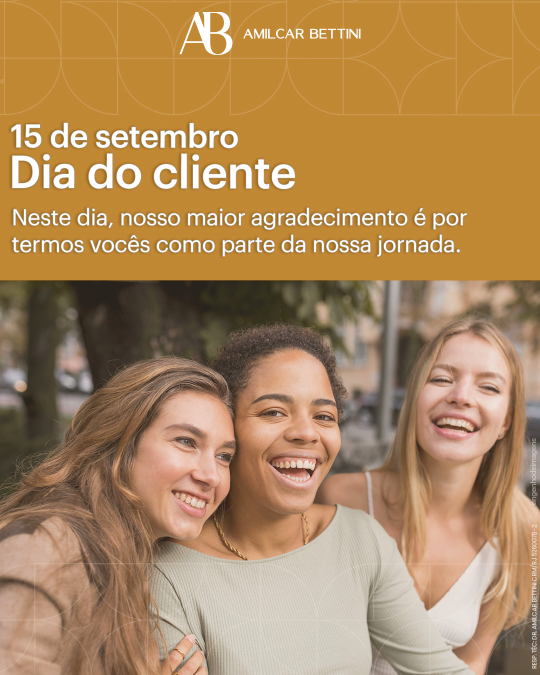 Feliz dia dos clientes a todos!