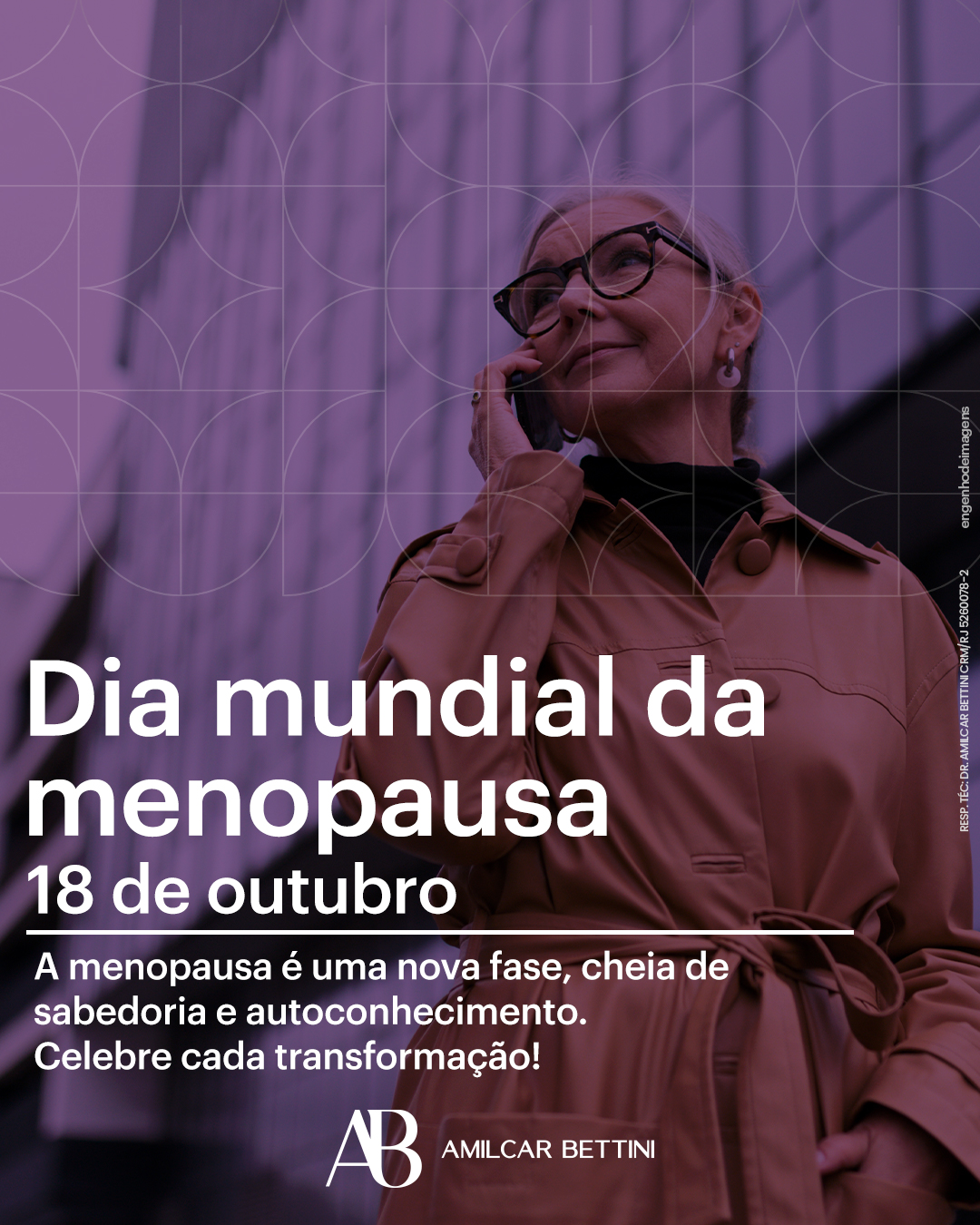 Dia mundial da menopausa.